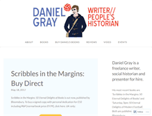 Tablet Screenshot of danielgraywriter.com